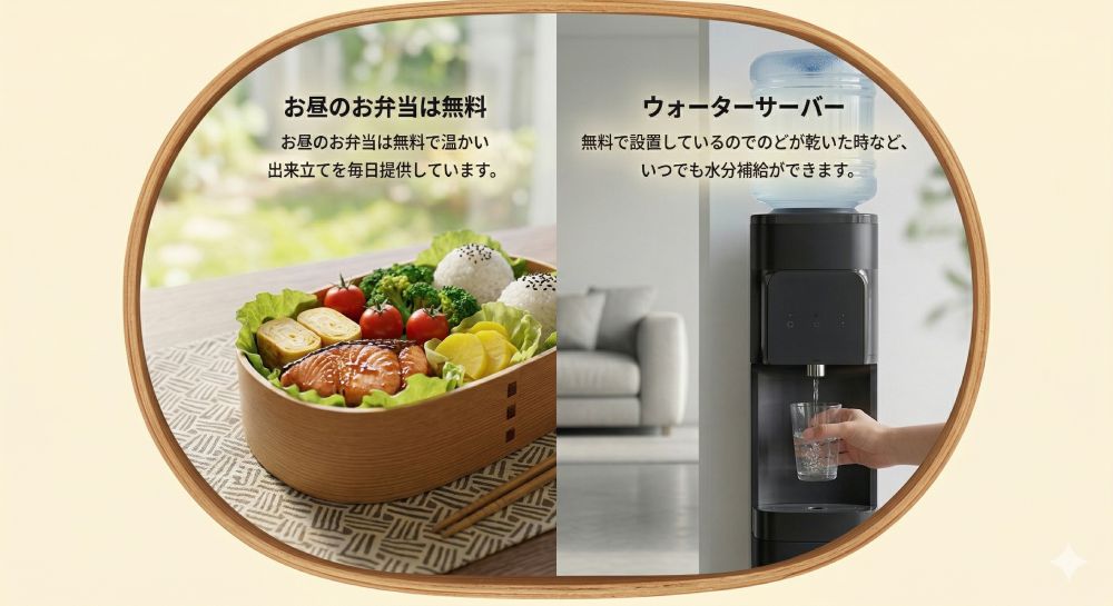 お弁当とウォーターサーバー
